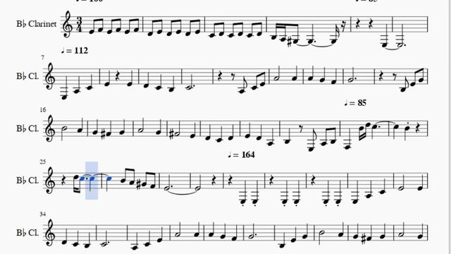 Clarinet Sheet Music: How to play Merry Go Round of Life (Howl's Moving Castle) by Joe Hisaishi смотреть онлайн