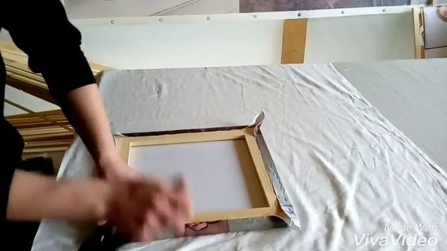Натяжка полотна(холст)