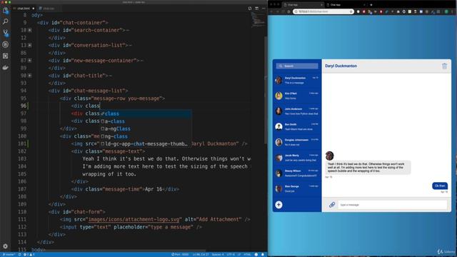 106 Adding chat profile pictures смотреть онлайн