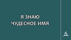 №64 Я знаю чудесное Имя _ Караоке с голосом _ Гимны надежды