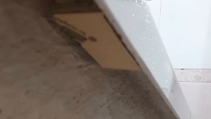 Установка экрана под ванну.
