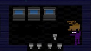 FNAF 3 purple guy's death mini-game