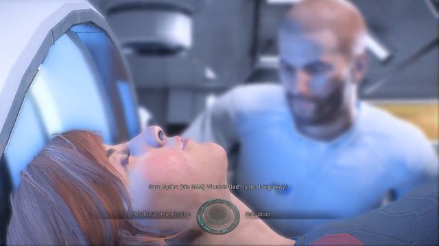 Mass Effect: Andromeda. Conversation with Sara.(Tell her the truth) смотреть онлайн