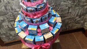 Тортик из соков и барни