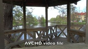 AVCHD video file  v.s.  MP 4  video file