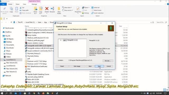 MongoDB installation win32bits Part-01 | How To Install MongoDB On Windows | MongoDB Tutorial