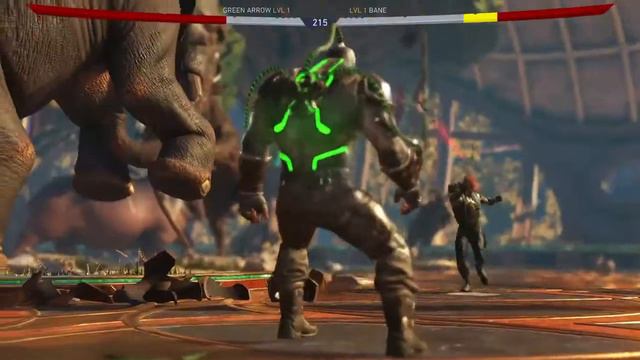 Greenarrow VS Bane Injustice2 gameplay Walkuda Gamer