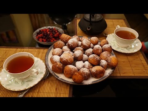Творожные шарики во фритюре.
