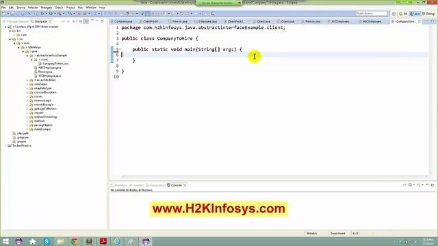Java/J2ee online Tutorial | Abstract Protected Method  Part 1 Tutorial 13 | H2k Infosys | Free Demo
