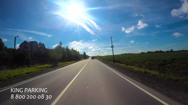 Паркинг Домодедово, проезд со стороны Московской области. Kingparking.ru смотреть онлайн
