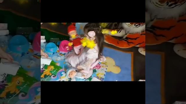 Распаковка кукол Baby doll. Обзор покупки. Играем весело, готовим кашку для кукол.