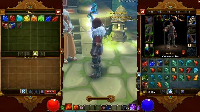 Torchlight 2 - How to earn gold with Gold Fish смотреть онлайн