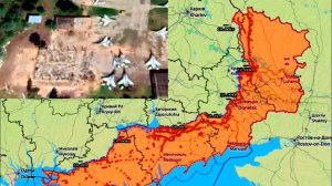 Карта боевых действий на Украине и в России. Удар по военному аэродрому Староконстантинов
