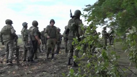 На поселок Спорное украинские формирования, не считаясь с потерями, бросили огромные силы
