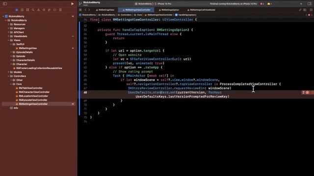 Build FULL iOS App in Swift: Part 33 (Rick & Morty | 2023) – Prompt App Rating смотреть онлайн