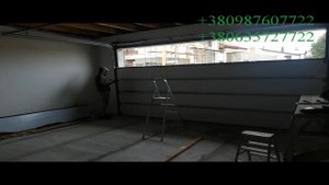 ворота секционные ( роллетные) АЛЮТЕХ серия престиж