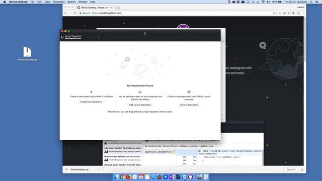 Install GitHub Desktop on a Mac смотреть онлайн