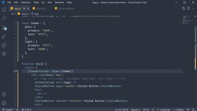 React Styled Components - 9 - Theming