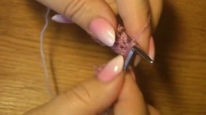 Как связать красивый двухцветный шарф или палантин спицами