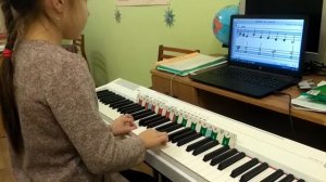 Soft Mozart Recital 2019 2020 Даша, 9 лет Рус нар п Альбом Сольфеджио и аккорды 1 До мажор