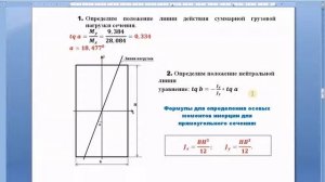 Косой изгиб. Определение нормальных напряжений. Подбор сечения балки