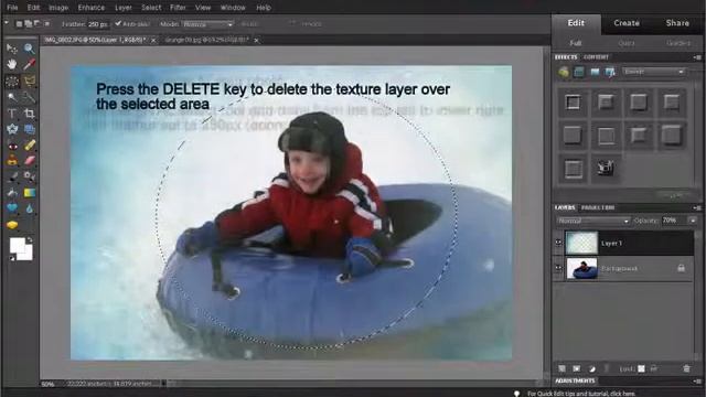 Tutorial - How to use Photoshop Textures in Photoshop Elements смотреть онлайн