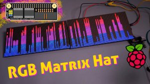 Новинка! RGB Matrix Hat для Raspberry Pi. Сделаем бегущую строку, рекламный щит, большой экран