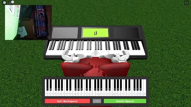 Tocando Giorno theme en un piano de roblox XD (facil) смотреть онлайн