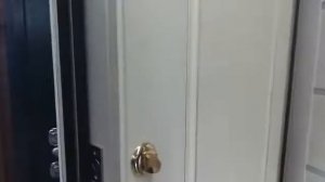 Элитная стальная дверь с резьбой крашенные панели МДФ