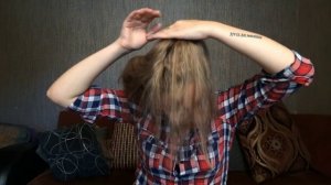 Ультрамодная прическа.Два пучка.Бублики,Модные Пучки