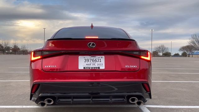 2022 Lexus IS500 Short Launch. Lexus IS500