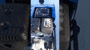 Мотобуксировщик мужик плавают обороты  #мотособака #троит двигатель #мотобуксировщик #карбюратор