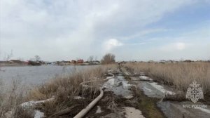Видео с места подтоплений в Ставропольском районе
