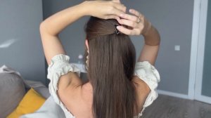 3 ПРОСТЫХ И БЫСТРЫХ ПРИЧЕСКИ С ЗАКОЛКОЙ-КРАБИКОМ/ ТРЕНД 2022