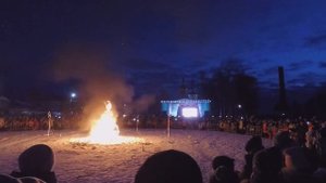 СЖИГАНИЕ МАСЛЕНИЦЫ И ФЕЙЕРВЕРК