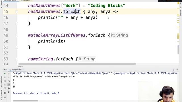 For-Each Loop In Kotlin | App Development Master Course
