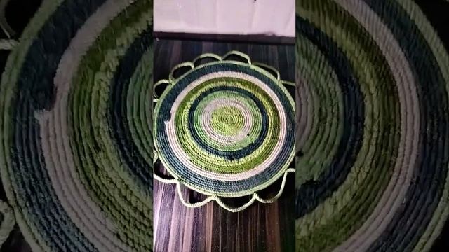 macrame ##table mat