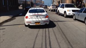 BMW 650(E63) 4.8 V8 Custom exhaust rev and acceleration
