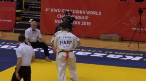 World KWU 2019 Astana   Thierry Nébléza 1er combat