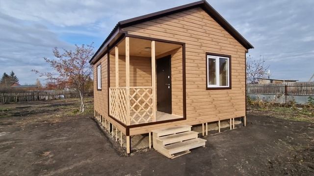 Дачный дом 5х6м от компании Лесное раздолье Омск