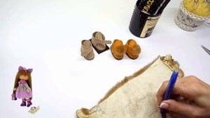 Как сделать ботиночки для куклы