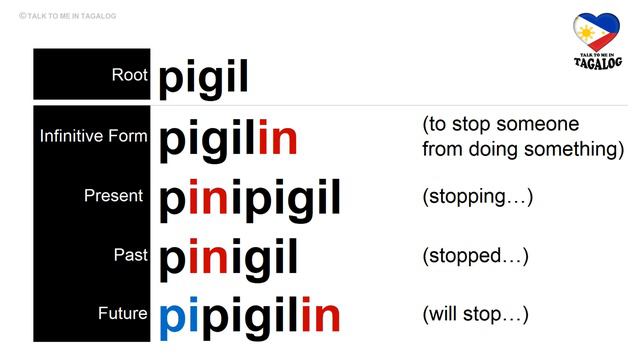 IN, HIN, NIN Verbs (Examples 51-75) | Filipino (Tagalog) Grammar | English Tagalog Translation смотреть онлайн
