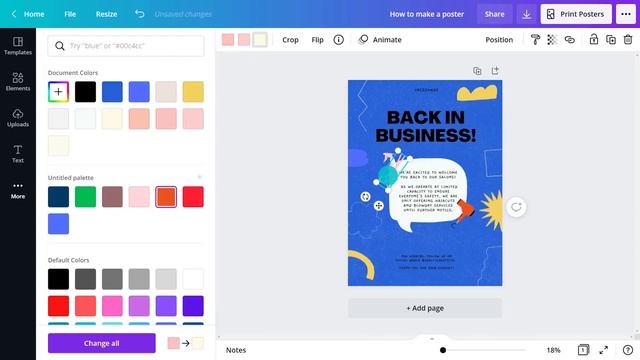 8. Designing your Poster in Canva | Skills смотреть онлайн