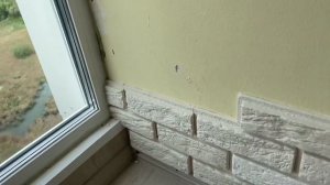 Как приклеить гипсовую плитку к стене (на балконе)
