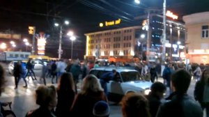 После салюта на день города Тулы 14.09.2013