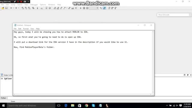 How to Attach Roblox to IDA! смотреть онлайн