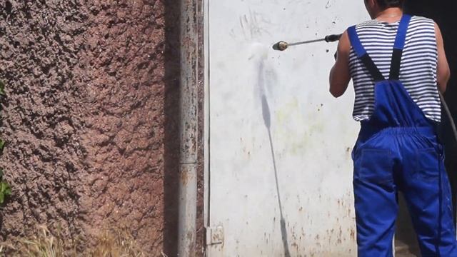 Гидродинамическая очистка гаражных ворот смотреть онлайн