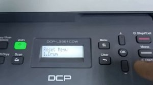Brother DCP L3551CDW تصفير جميع القطع