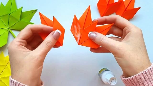 Как сделать осенние ЛИСТЬЯ ??? смотреть онлайн