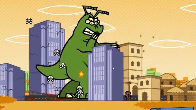 Гигантский монстр ломает города ! смотреть онлайн